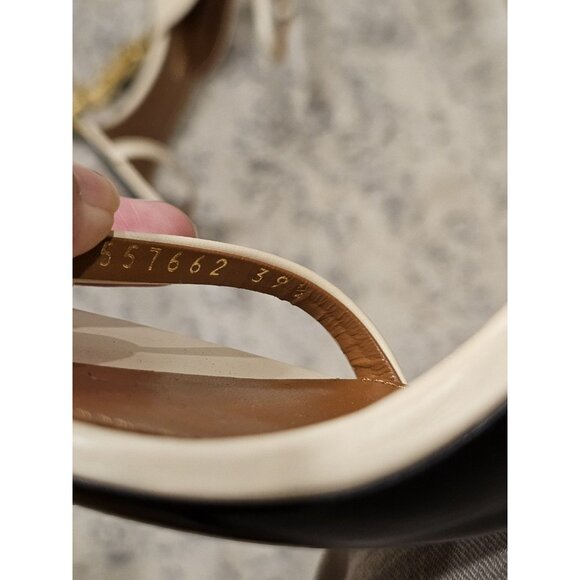 Saint Laurent Opyum YSL Logo Heels In Size 39.5 - Picture 9 of 10